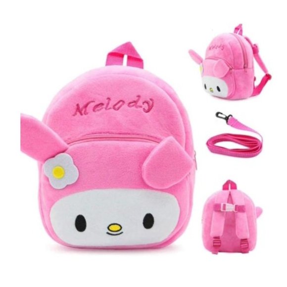 New My Melody (My Melo) Pink Plush backpack for kids / toddlers - Picture 1 of 5